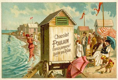 Seaside scene af French School